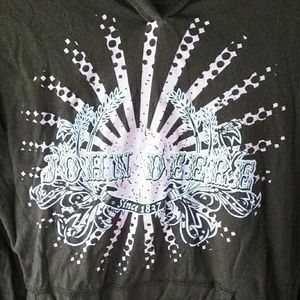 Long-sleeved hooded John Deere T-shirt